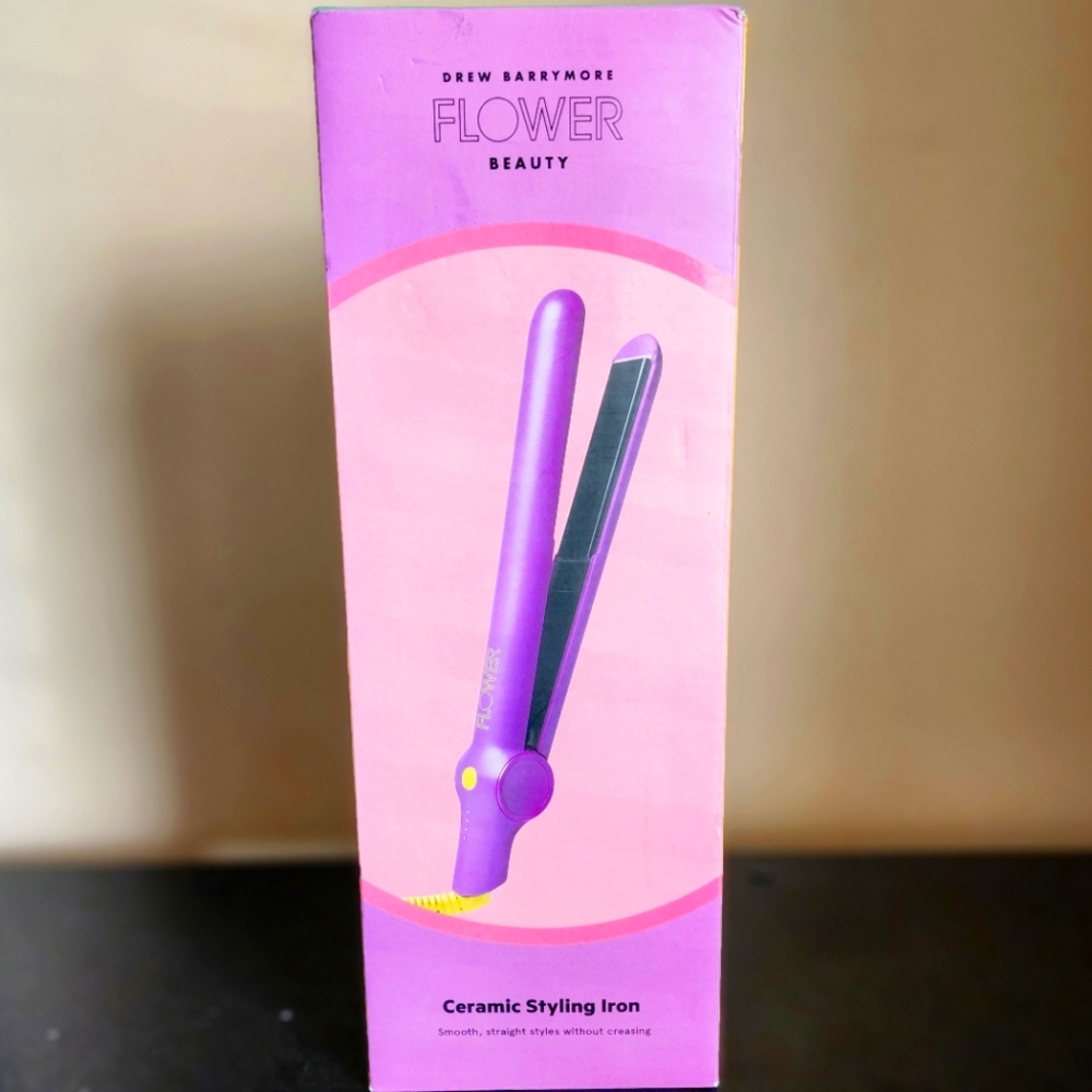 Brand New in Box! FLOWER Beauty Ceramic Styling Iron